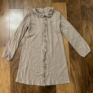 Olive Juice girls ruffle long sleeve dress L